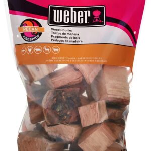 Weber 17137 Series Chunk, Pecan, Wood, 350 cu-in Bag