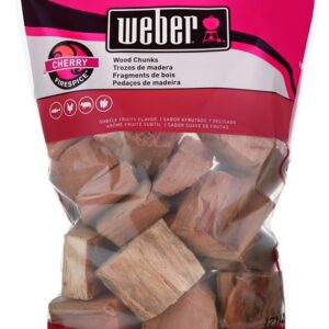 Weber 17142 Series Chunk, Cherry, Wood, 350 cu-in Bag