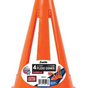 Franklin Sports 3130S1 Field Marker Cone, PVC, Fluorescent Orange
