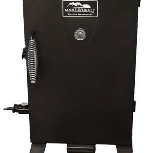Masterbuilt MB20070210 Analog Electric Smoker, 30 in D Cooking Surface, Steel Cooking Surface, Steel, Black