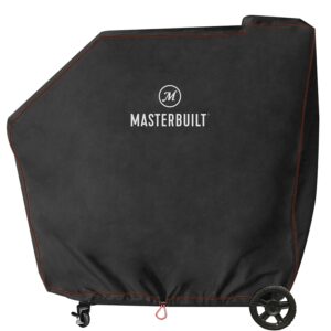 Masterbuilt 560 MB20080220 Charcoal Grill and Smoker Cover, 55.7 in W, 47.07 in H, PVC, Black