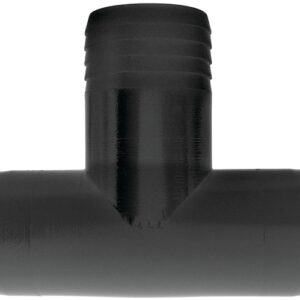 Green Leaf T38P Hose Adapter Tee, 3/8 in, Hose Barb, Polypropylene, Black