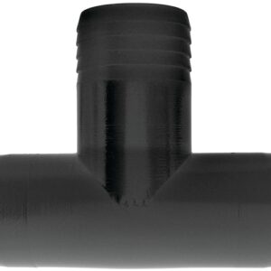 Green Leaf T12P Hose Adapter Tee, 1/2 in, Hose Barb, Polypropylene, Black