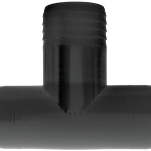 Green Leaf T112P Hose Adapter Tee, 1-1/2 in, Hose Barb, Polypropylene, Black