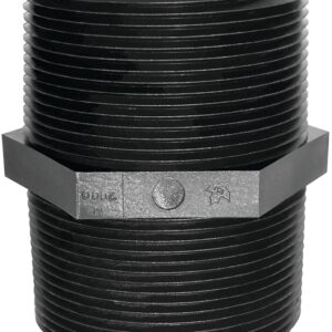 Green Leaf M 3800 P Pipe Nipple, 3/8 in, MNPT, Black