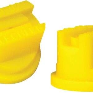 Green Leaf ST8002 Spray Nozzle, Standard Flat, Polyoxymethylene, Yellow, For: Y8253048 Series 8 mm Cap