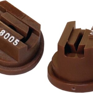 Green Leaf ST8005 Spray Nozzle, Standard Flat, Polyoxymethylene, Brown, For: Y8253048 Series 8 mm Cap