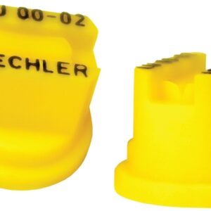Green Leaf LU 80-02 6PK Spray Nozzle, Multi-Range Universal Flat, Polyoxymethylene, Yellow