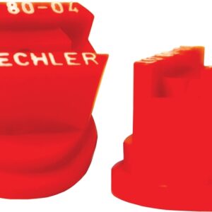 Green Leaf LU 80-04 6PK Spray Nozzle, Multi-Range Universal Flat, Polyoxymethylene, Red, For: Y8253048 Series 8 mm Cap