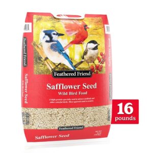Feathered Friend 14420 Safflower Seed, 16 lb Bag
