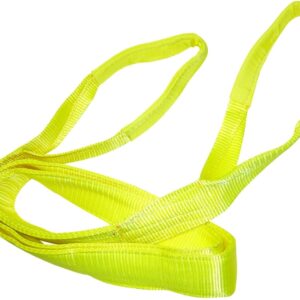 Ancra 20-EE2-9804X20 Lifting Sling, 4 in W, 20 ft L, 2-Ply, 11,000 lb Vertical Hitch, Polyester, Gray