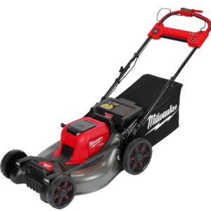 Milwaukee 2823-22HD Mower Kit, Battery Included, 12 Ah, Lithium-Ion, 21 in W Cutting, 1/2 in H Cutting Increments