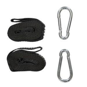 Stansport 31005 Hammock Tree Strap, Compact, Lightweight, Nylon, Black