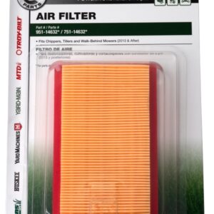 MTD Genuine Parts 490-200-M075 Air Filter, 1.88 in H x 6.63 in W x 9.25 in D