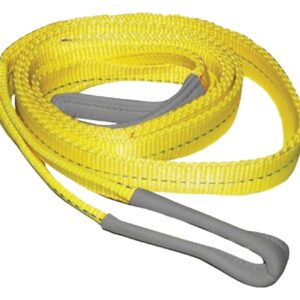 Ancra 20-EE2-9802X6 Lifting Sling, 2 in W, 6 ft L, 2-Ply, 6200 lb Vertical Hitch, Polyester, Gray