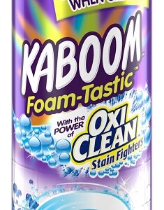 Kaboom Foam-Tastic 35270 Bathroom Cleaner, 19 oz, Liquid, Citrus, Dark Blue
