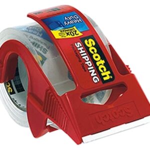 Scotch 142 Packaging Tape, 800 in L, 1.88 in W, Acetate Backing, Clear