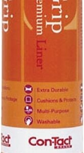 Con-Tact 04F-C6L1B-06 Shelf and Drawer Liner, 4 ft L, 12 in W, PVC, Chocolate