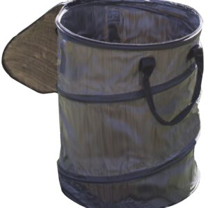 Camco USA 42893 Utility Container, Black, 24 in H, 18 in Dia