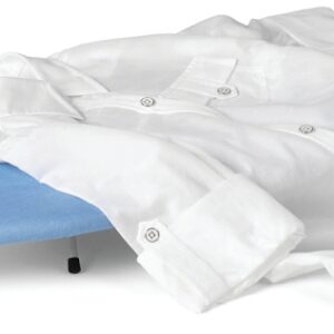 Honey-Can-Do BRD-01293 Series Ironing Board, 12.6 in OAH, 1.2 in OAW, Wood Frame, Blue/White Board