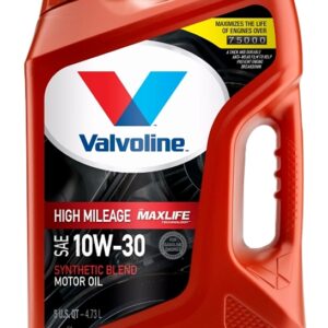 Valvoline 881161 Synthetic Blend Motor Oil, 10W-30, 5 qt, Jug