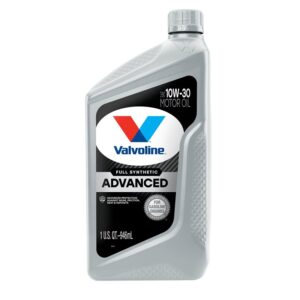 Valvoline VV935 Advanced Full Synthetic Motor Oil, 10W-30, 1 qt, Bottle