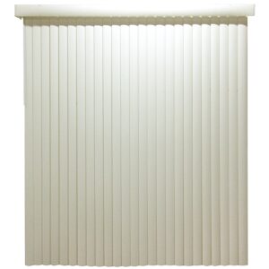 Simple Spaces MBV-78X84-VA3L Window Blind, 84 in L, 78 in W, Vinyl, Alabaster