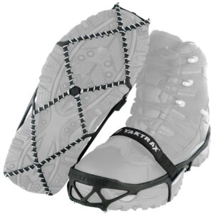 Yaktrax Pro Series 08613 Shoe Traction Device, L, Fits Shoe Size: 11-1/2 to 13-1/2 in Men's, 13 to 15 in Women's, Black