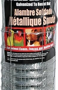 Jackson Wire 10177014 Rabbit Fence, 50 ft L, 28 in H, 16/14 Gauge, Galvanized