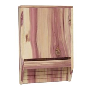 Heath BAT-1 Bat House, 2-1/2 ft W, 11-1/2 ft D, 16-1/4 ft H, Cedar Wood