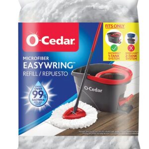 O-Cedar EasyWring 172385 Spin Mop Refill, Microfiber