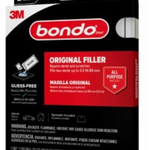 Bondo OR-2PK-ES Original Filler Ready Mix, 2 oz Pouch, Liquid Filler, Paste Hardener