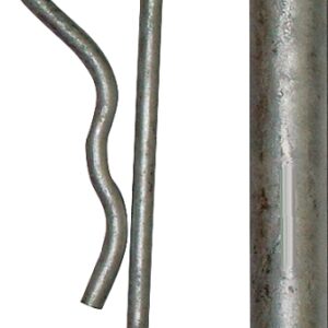 Multinautic 10000 Series 10111 Spare Pin, 1/2 in, Galvanized Steel, For: 10004 and 11003 Dock Hinges