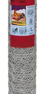 Deacero 6332 Poultry Netting, 150 ft L, 36 in W, Hexagonal Mesh, 2 in Mesh, Steel