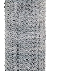 Rangemaster 5927 Poultry Net, 150 ft L, 36 in W, 20 Gauge, Hexagonal Mesh, 1 in Mesh, Steel