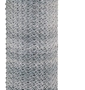 Rangemaster 5928 Poultry Net, 150 ft L, 48 in W, 20 Gauge, Hexagonal Mesh, 1 in Mesh, Steel