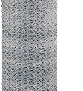 Rangemaster 6005 Poultry Net, 150 ft L, 72 in W, 20 Gauge, Hexagonal Mesh, 2 in Mesh, Steel