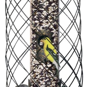 Perky-Pet 735 Wild Bird Feeder, 15-1/2 in H, 3 lb, Plastic, Black, Hanging Mounting