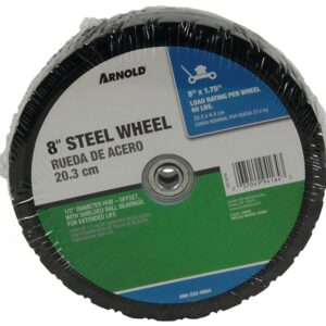MTD 490-322-0004/875B Wheel, 8 x 1-3/4 in Tire, Diamond Tread
