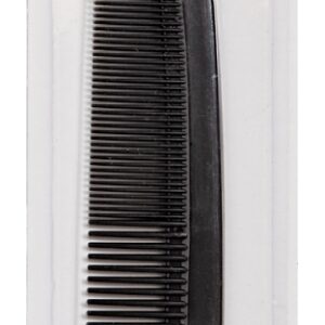 Lil' DRUG STORE 7-92554-11200-0 Pocket Hair Comb, Plastic Bristle, Black Bristle