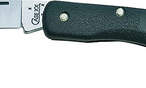 Case 00254 Pocket Knife, Stainless Steel Blade, 1-Blade, Black Handle