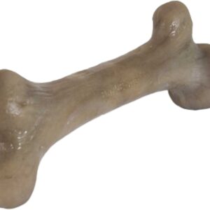 Pet Qwerks BarkBone Natural Instincts 36028 Dog Toy, M, Real Bacon, Chew, Nylon