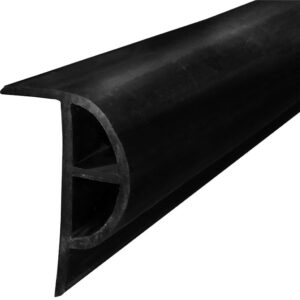 DOCK BUMPER REIN PVC BLACK 8FT