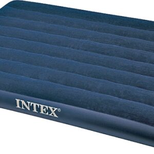 Intex 68758 Downy Airbed Mattress, 75 in L, 54 in W, Full, Vinyl, Blue