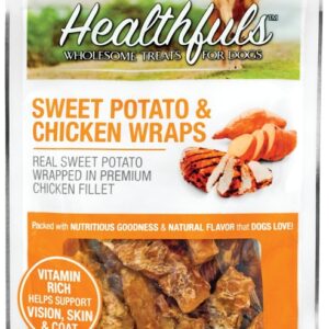 Ruffin'It 08316 Wholesome Dog Treat, 3.5 oz, Ingredients: Sweet Potato Wrapped in Premium Chicken Fillet