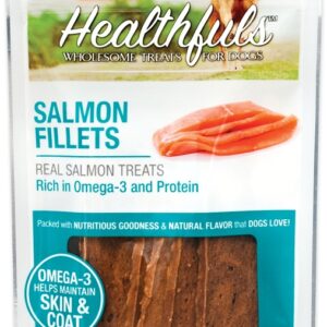 Ruffin'It 08355 Wholesome Dog Treat, 3.5 oz, Ingredients: Salmon Fillets