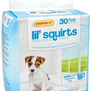 Ruffin'It Lil' Squirts 82030 Dog Training Pad, 22 in L, Cotton/Plastic, 21 in W