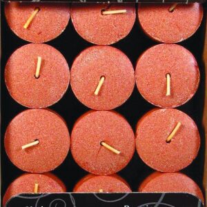 Candle-Lite 1276549 Scented Votive Candle, Cinnamon Pecan Swirl Fragrance, Caramel Brown Candle, 10 to 12 hr Burning