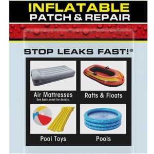 Flex Seal KITPVC3X4 Inflatable Patch and Repair Kit, PVC, Clear