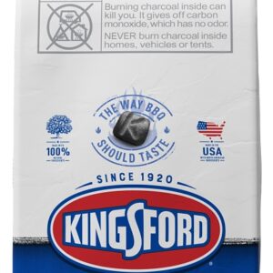 Kingsford 10044600320707 Wood Charcoal Briquette, 4 lb Bag